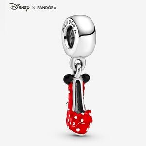 Disney Minnie Mouse Red Shoe Dangle Charm